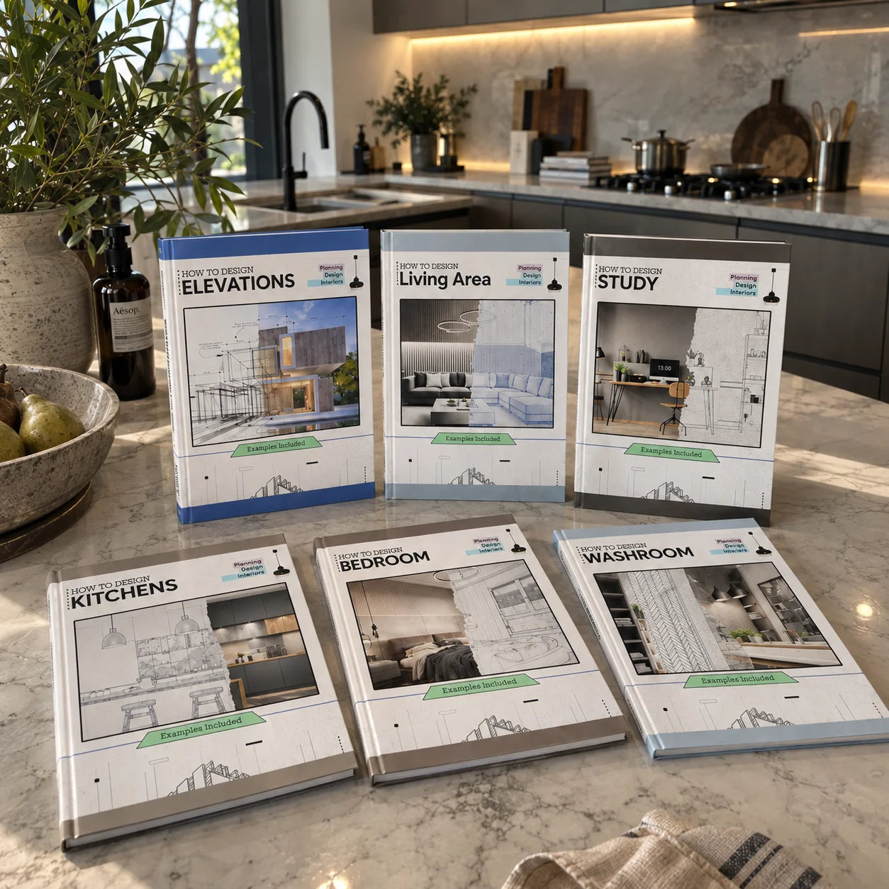 6 Books to Design Interiors & Exteriors